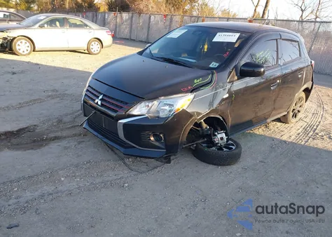 2023 Mitsubishi Mirage Black Edition z USA, uszkodzony, nr VIN ML32AWHJ5PH005103